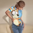 thumbnail image 3 of Rocae Bluey Justaucorps pour Femmes à Manches Courtes Col Rond une Pièce Combinaison Basique Décontractée T-Shirts-Xx-Grand, 3 of 7
