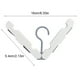 thumbnail image 5 of Billuyoard Tendedero plegable para colgar ropa, soporte para tendedero, apartamento, hogar, blanco Type3 NO3 Billuyoard HA063012-03B, 5 of 6