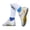 White, variant on Boys Football Shoes - Kids Soccer Cleats Low Top with Detachable Studs Youth Training Sneakers Strap Outdoor Sports Footwear for Ages 5-14(Black/28)