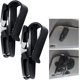 thumbnail image 3 of 2 Pack Glasses Holders for Car Sun Visor, Sunglasses Eyeglasses Mount with Ticket Card Clip - Silver/Black, 3 of 5