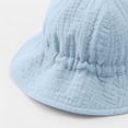 thumbnail image 6 of Mgmyaa Baby Ruffle Edge Bucket Hat Summer Outdoor Sun UV Protection Fisherman Cap for Infant Newborn 0-3 Years Breathable Soft Headwear, 6 of 9