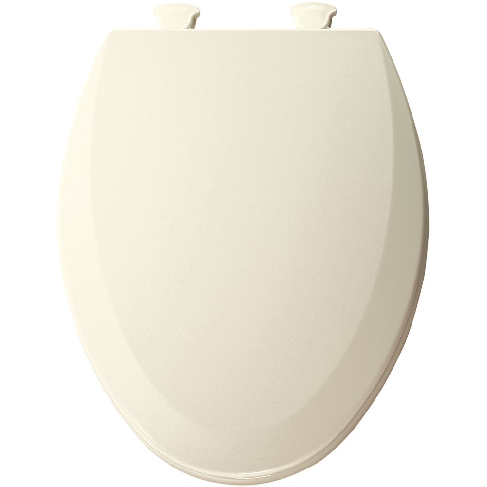 Bemis Elongated Molded Wood Toilet Seat in Biscuit
