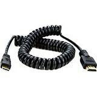 UPC: 0814164020589 | HDMI Full to HDMI Micro Coiled Cable  40cm/16  Coiled (80cm/32  Extended)