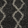 thumbnail image 6 of Nourison Geometric Shag GOS01 Charcoal/Gray Indoor Area Rug - 2'2X3'9, 6 of 7