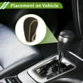 thumbnail image 3 of Cubierta de pomo de cambio de marcha automotriz universal para SUV y camiones Unique Bargains de tela marrón oscuro, 3 of 7