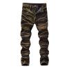 thumbnail image 2 of Generic Boys Stacked Distressed Jeans High Street Fashion Casual Long Pants for Kids Comfortable Elastic Waist Stylish Tear Design Durable Denim Trousers 13-14 Years, 2 of 5