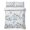 White, variant on Twin Quilt Set 68''x86'', Purple Grey Branch Lightweight Summer Bedspread Coverlet Set with 2 Pillow Shams, Spring Summer Pastoral Botanical Breathable All Season Quilt Bedding for Dorm/Bedroom