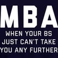 thumbnail image 3 of CafePress - MBA When Your BS Just Ca - Pullover Hoodie, Classic & Comfortable Hooded Sweatshirt, 3 of 4
