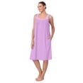 thumbnail image 4 of Aria Women's Sleeveless 40" Cotton Nightgown, Sizes S-4X, 4 of 6