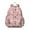 Pink Cute Dachshund, variant on Paw Prints Backpack for School,Cute School Bag,Schoolbag with Adjustable Shoulder Straps & Padded Back,13.4"x11"x4.7"