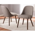 thumbnail image 2 of Baxton Studio Cody Mid-Century Modern Dining Chair, Light Grey (Set of 1), 2 of 8