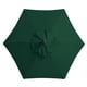 thumbnail image 1 of [2 7 M/6 Huesos Verde Oscuro] Funda para Patio Exterior Tela Poliéster para Protector Solar Repuesto Y Tela Impermeable Tela para Columna Central Jardín (2 7 M 6 Huesos Verde Oscuro), 1 of 9
