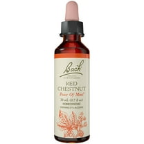 Bach Original Formulas Flower Remedies Drops, Red Chestnut, 0.7 Fl Oz