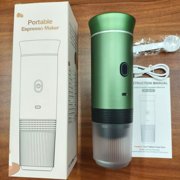 Portable Electric Espresso Machine PlasticW1re1essand Rechargeable for Car Home and Outdoor Use for Easy Brewing