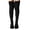Black, variant on Women's Festive Over The Knee Knit Stockings Cozy Winter Warmth Long Socks For Ladies And Girls