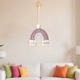 thumbnail image 4 of Decoración de pared colorida tejida con arcoíris para fiestas, para niños, guardería, aula, decoración del hogar para niños, 4 of 5
