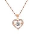 thumbnail image 1 of Latrodar Women Heart Necklace S Imple Temperament Clavicle Chain Lov Halloween Mothers Day Gifts for Mom, 1 of 1