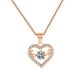 thumbnail image 2 of Xihbxyly Collar de Corazón con Colgante de Circonita Brillante y Cadena Infinita Chapada. Joyas para Mujer. Regalo para Ella. Cumpleaños, Aniversario, San Valentín. Elegante Accesorio para La Clavícu, 2 of 2
