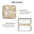 thumbnail image 5 of Lsque cute geese and chicks Printed Tissue Box Cover Holder, Facial Paper Organizer Dispenser,Square with Bottom Belt, PVC Leather Decorative Organizer, 5 of 7