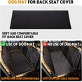 thumbnail image 2 of Dog Mat for Car,Dog Bed for Car Back Seat,Hard Bottom Car Seat Cover for Dogs,Pet Hammock(Black, for Back seat Cover), 2 of 9