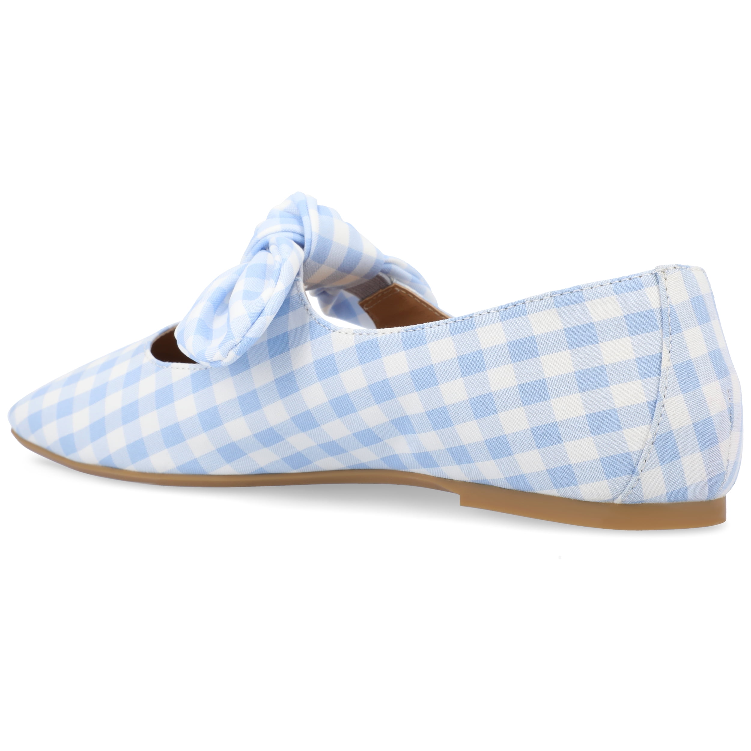 Journee Womens Seralinn Mary Jane Slip On Square Toe Dress Flats