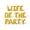 Gold, variant on Letter Balloons - WIFE OF THE PARTY 16" Inch Alphabet Letters Foil Mylar Balloon Bachelorette or Bridal Shower Party Banner (Gold)
