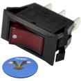 thumbnail image 1 of HQRP Rocker Switch for Halogen Table Lamps, Steampunk Applications, Trailer Restorations, DIY Projects, Neon Lamp + HQRP Coaster, 1 of 8