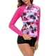thumbnail image 5 of Traje de baño de dos piezas para mujer Bouanq 2024, tankini, traje de baño de manga larga con protección UV, pantalones cortos para niño, camiseta de baño, 5 of 7
