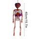 thumbnail image 2 of De Calaveras de Halloween con decoraciones de esqueletos de corona para exteriores, interiores, cementerios, casas embrujadas, escenas de fiesta, decoración colgante, 2 of 2