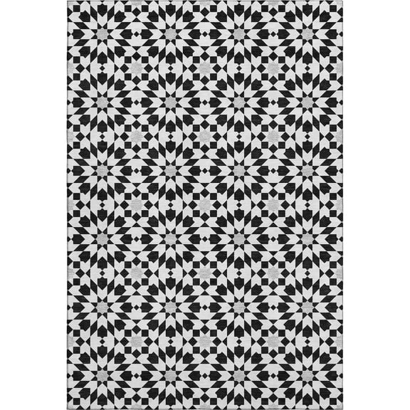 Dalyn Rugs Premium Machine Washable Mayfield AMF734 Black 2'6" x 3'10" Rug