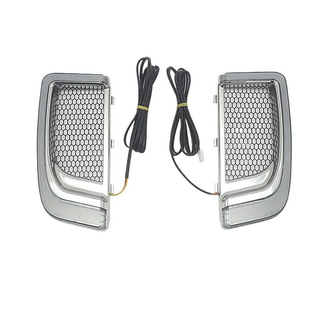 1Pair Motorcycle Fairing Lower Grills Turn Signal Light Indicator 2014-2023 For Harley-Davidson Touring