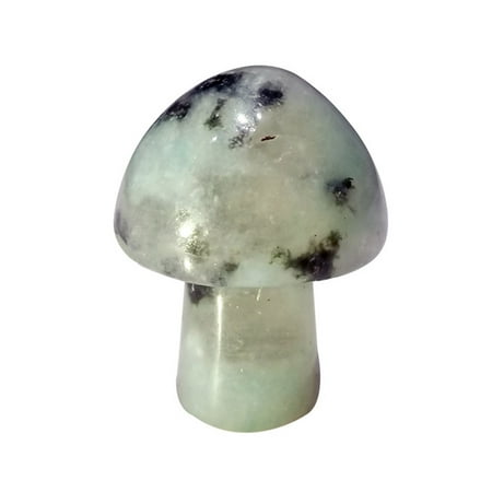 

Crystal Mushrooms Stones Decorations Mushroom Shape Agate Stone Multicolor Mini Mushroom Healing Stone for Flower Pot