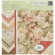 Life's Journey Double Sided Paper Pad 12X12, 36 Sheets, 3 each/12 Designs