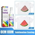 HANUUAZ Tool Series Sublimation Coating Spray for Cotton T Shirts All Fabric Including Polyester