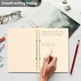 thumbnail image 4 of FORMRS 1-Subject Spiral Notebook 8" x 5" College Ruled 60 Refillable Sheet A5 Hard Cover, 2 Pack, Foggy Forest, 4 of 7