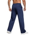 thumbnail image 5 of Gubotare Mens Lightweight Sweatpants Men's Casual Pants Workout Joggers Stretch Sweatpants Hiking Drawstring Pants with Pockets (Dark Blue,XL), 5 of 5