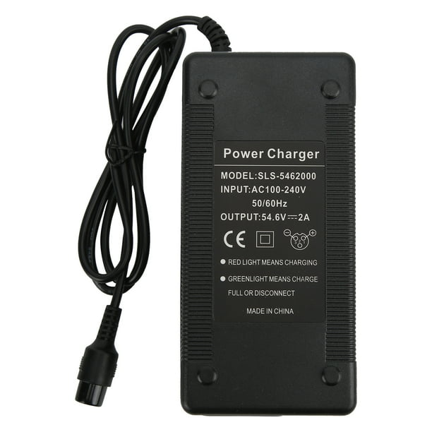 54.6V 2A Charger, Electric Scooter Charger Strong Cooling Fan For KUGOO