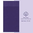 thumbnail image 3 of American Soft Linen Luxury 4 Piece Bath Towel Set, 100% Cotton Turkish Towels for Bathroom, Purple, 3 of 9