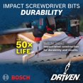 thumbnail image 2 of Juego de puntas para tuercas de impacto Bosch ITDNSV205 de 5 piezas, 2.6", 2 of 6
