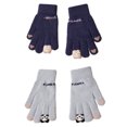 thumbnail image 1 of 2 pares de guantes de invierno cálidos para mujer con pantalla táctil, guantes térmicos de punto con forro polar de lana para clima frío, 1 of 6