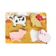 thumbnail image 5 of Rompecabezas de animales, tablero, artesanía, actividad, juguete para niños de 1, 2 y 3 años granja, 5 of 9