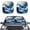 Blue Water Wave, variant on Bulopur Highland Cow Leopard Print Windshield Sun Shade Prevent Sunlight Retractable Windshield Sun Shade 2 Pcs Universal Car Window Shades Fit Most SUVs Trucks Vans