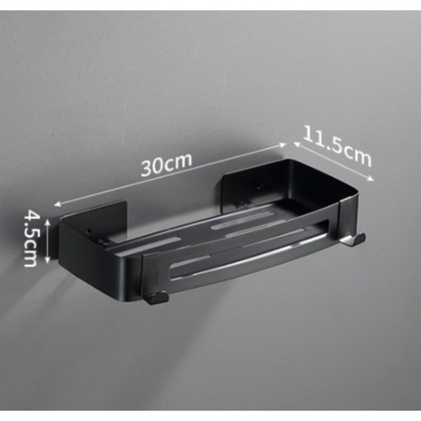 Cesta de ducha sin perforaciones, cuarto de ducha, inodoro, baño, cesta triangular, estante de pared de esquina para inodoro, cesta cuádruple engrosada con pintura negra a la parrilla
