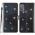 thumbnail image 1 of Compatible with Motorola Moto G50 4G Sparkling Glitter Wallet Case with Card Pocket Flip Cover, 1 of 5