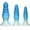 Blue, variant on Curve Toys Simply Sweet Silicone Butt Plug Set - Pink