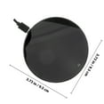 thumbnail image 2 of HEALEEP 1 Ensemble Chauffe-Tasse Réutilisable Aluminium Noir Contrôle de Température pour Famille, 2 of 8