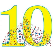 Number 10 Life Size Cardboard Standup