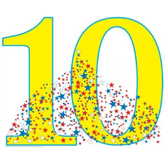 Number 10 Life Size Cardboard Standup