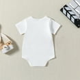 thumbnail image 4 of MEZZALL Baby Boys Bodysuit One-Pieces O-Neck Onesie Short Sleeve Soft Stretchy For 2T Toddler Comfortable Everyday Wear Snap Closure Romper Infants Daily Wear Holiday / 3-6 Months, 4 of 8