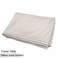 thumbnail image 5 of Valentine's Day Floor Pillow Lounger Cover, Endless Eternal Love Hand Drawn Hearts in Stripe Row Image, Nap Mat Printed Fabric Case for 5 Pillows, 88" x 27", Pale Pink and Black, by Ambesonne, 5 of 5